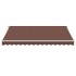 Toldo retráctil automático marrón 400x350