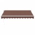 Toldo retráctil automático burdeos 300x250