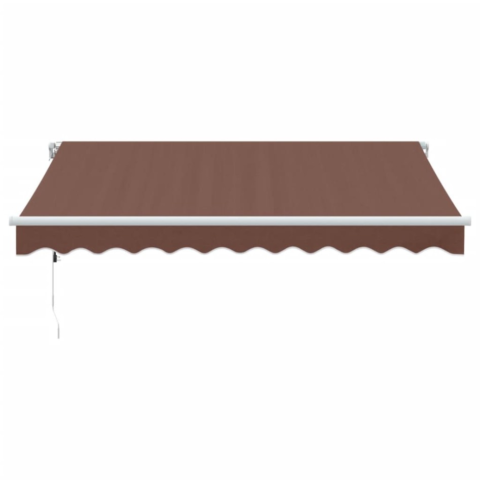 Toldo retráctil automático burdeos 300x250
