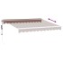Toldo retráctil automático burdeos 300x250