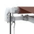 Toldo retráctil automático burdeos 300x250