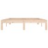 Estructura de cama de matrimonio madera maciza 135x190