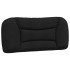 Cama con colchón tela negro 80x200