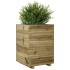 Jardinera de madera de pino impregnada 50x50x72