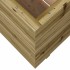 Jardinera de madera de pino impregnada 50x50x72