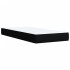 Cama box spring con colchón tela negro 90x200