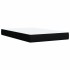 Cama box spring con colchón tela negro 100x200