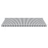 Toldo retráctil automático gris antracita y blanco 500x300