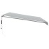 Toldo retráctil automático gris antracita y blanco 500x300