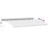 Toldo retráctil automático gris antracita y blanco 500x300