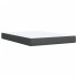 Cama box spring con colchón tela gris oscuro 140x200