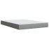 Cama box spring con colchón tela gris claro 160x200