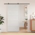 Puerta de granero madera maciza pino blanca 90x208