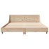 Estructura de cama sin colchón madera maciza de pino 160x200