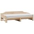Sofá cama nido madera maciza de pino 80x200
