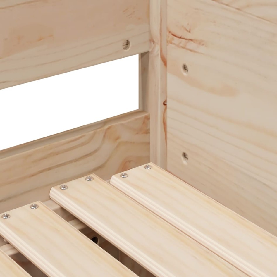 Sofá cama nido madera maciza de pino 80x200