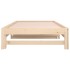 Sofá cama extraíble madera maciza de pino 2x(90x200)