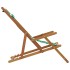 Sillas playa plegables 2 uds tela madera maciza estampado