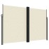 Toldo lateral retráctil crema 220x600