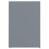 Cobertizo de 3 contenedores de basura acero gris 207x79x117