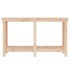 Banco de trabajo de madera maciza de pino 140x50x80