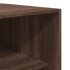 Armario madera de ingeniería color roble marrón 80x50x200