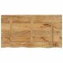 Tablero de mesa borde natural madera maciza mango 110x60x2,5