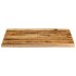 Tablero de mesa borde natural madera maciza mango 110x80x2,5