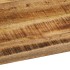 Tablero de mesa borde natural madera maciza mango 110x80x2,5