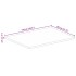 Tablero de mesa borde natural madera maciza mango 110x80x2,5