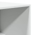 Armario de madera de ingeniería blanco 80x50x200