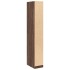 Armario madera de ingeniería color roble marrón 30x50x200