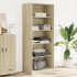 Armario de madera de ingeniería roble Sonoma 80x50x200