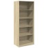 Armario de madera de ingeniería roble Sonoma 80x50x200