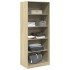Armario de madera de ingeniería roble Sonoma 80x50x200