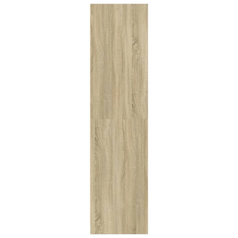 Armario de madera de ingeniería roble Sonoma 80x50x200