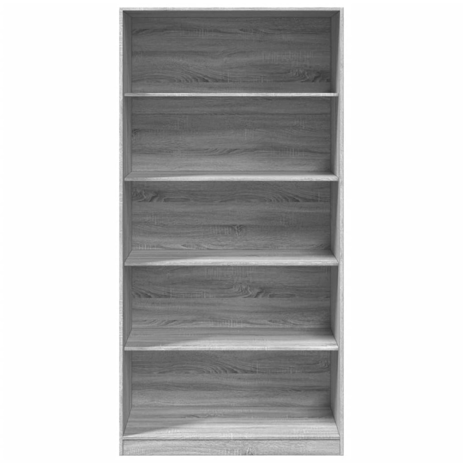 Armario de madera contrachapada gris Sonoma 100x50x200