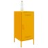 Aparadores 2 unidades acero amarillo mostaza 36x39x79