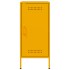 Aparadores 2 unidades acero amarillo mostaza 36x39x79