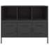 Aparador acero negro 100,5x39x79
