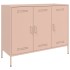 Aparador acero rosa 100,5x39x79