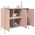 Aparador acero rosa 100,5x39x79