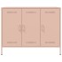 Aparador acero rosa 100,5x39x79