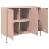 Aparador acero rosa 100,5x39x79