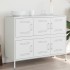 Aparador acero blanco 100,5x39x79