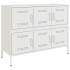 Aparador acero blanco 100,5x39x79