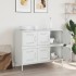 Aparador acero blanco 100,5x39x79