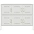 Aparador acero blanco 100,5x39x79