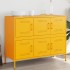 Aparador acero amarillo mostaza 100,5x39x79