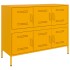 Aparador acero amarillo mostaza 100,5x39x79